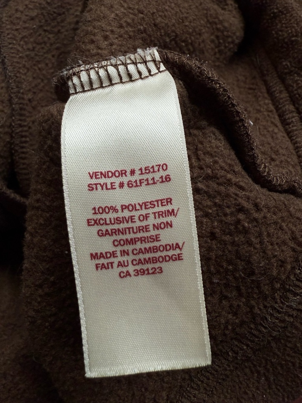 Northern Reflections Embroidered Bird Fleece - Picture 6 of 7